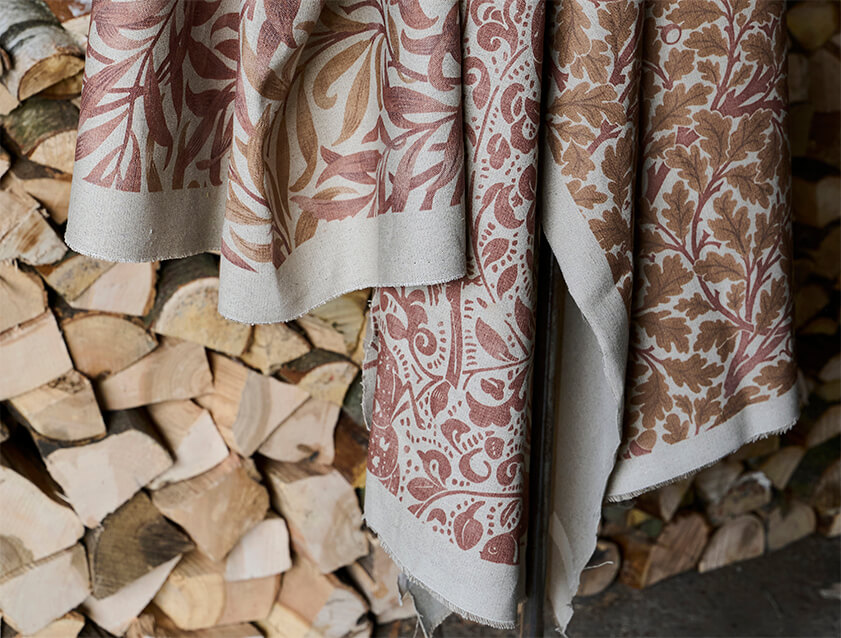 Spill Resistant V&A collection rust selection